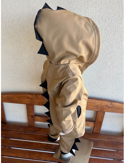 Rastúca softshell bunda ALEX/DINO LUX so šikmozipsom a reflexným prvkom - jeseň/ZIMA