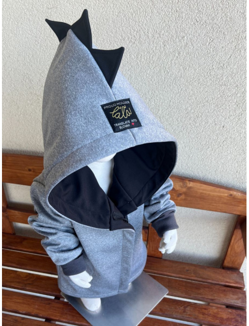 Rastúca softshell bunda ALEX/DINO LUX so šikmozipsom a reflexným prvkom - jeseň/ZIMA