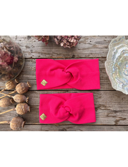 Rebro čelenka TOČENÁ - malinová