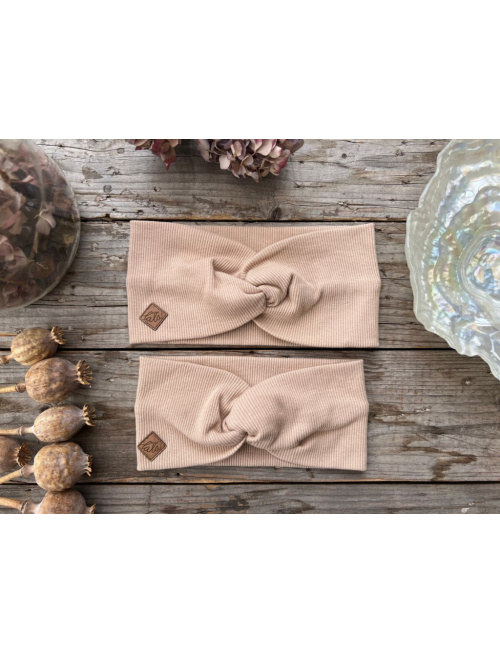 Rebro čelenka TOČENÁ - capučíno