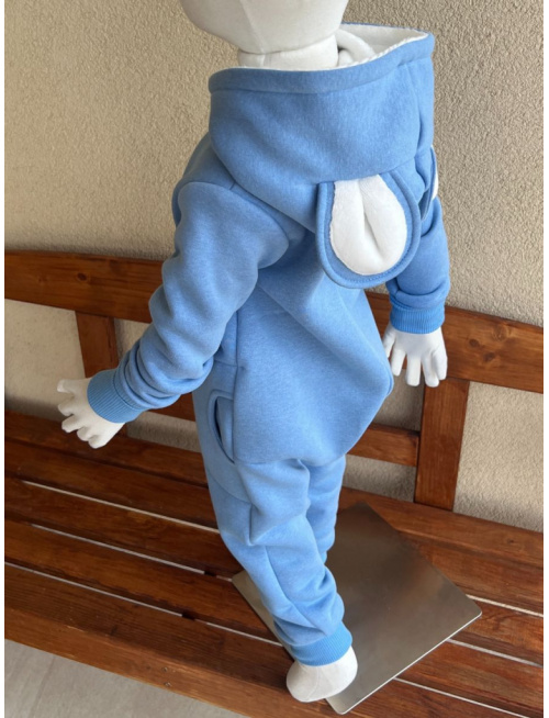 Overal s MACKO uškami - počesaná teplákovina
