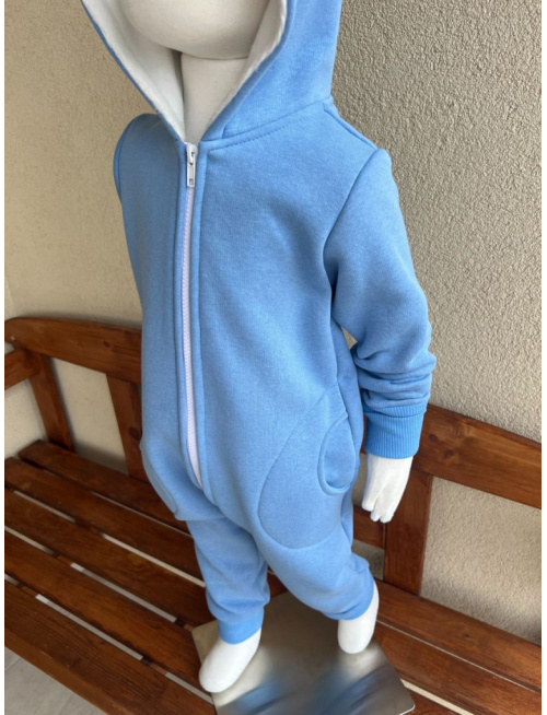 Overal s MACKO uškami - počesaná teplákovina