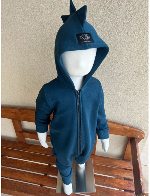 Overal DINO - počesaná teplákovina - jednofarebný