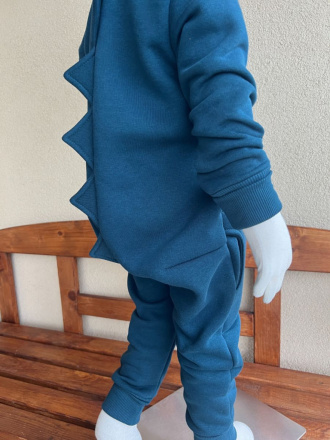 Overal DINO - počesaná teplákovina - jednofarebný