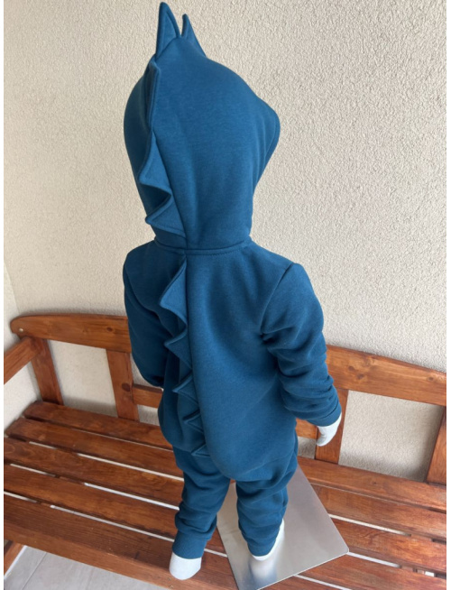 Overal DINO - počesaná teplákovina - jednofarebný