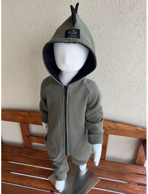 Overal DINO - počesaná teplákovina