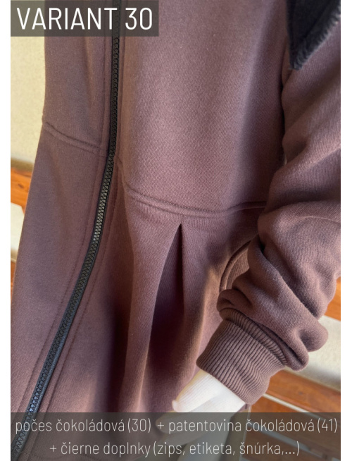 Vzorkovník - Počesaná teplákovina - ĽAĽA varianty