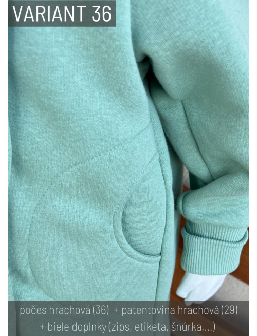 Vzorkovník - Počesaná teplákovina - ĽAĽA varianty