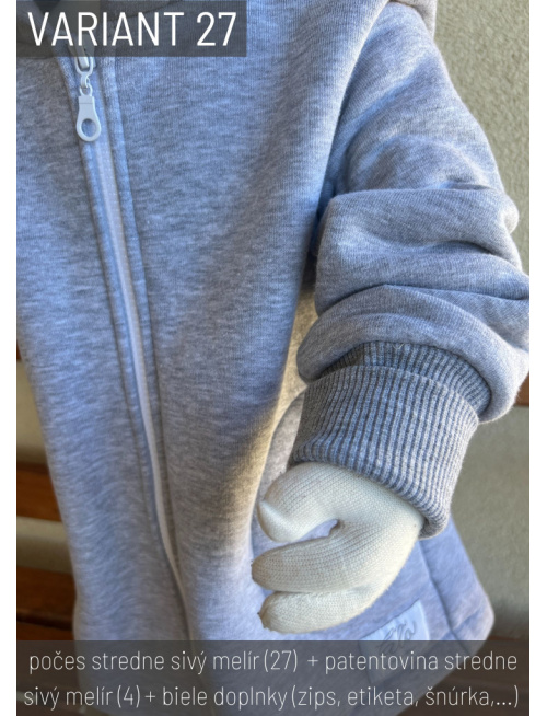 Vzorkovník - Počesaná teplákovina - ĽAĽA varianty