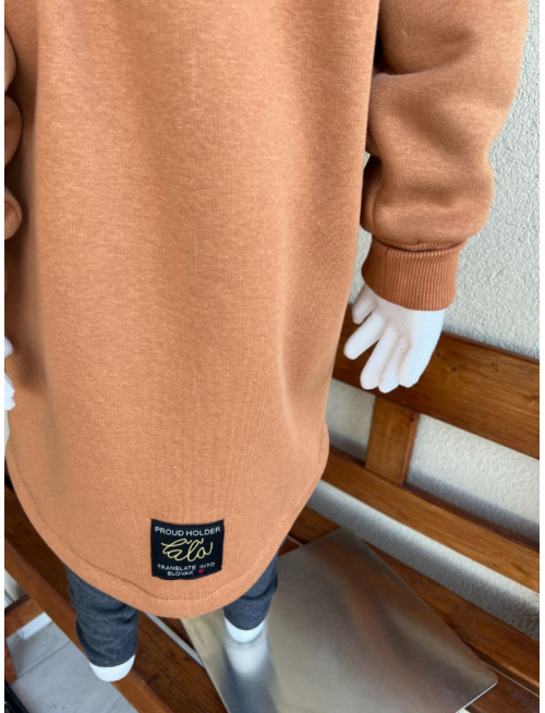 Rastúci kabátik s gombíkmi - počesaná teplákovina