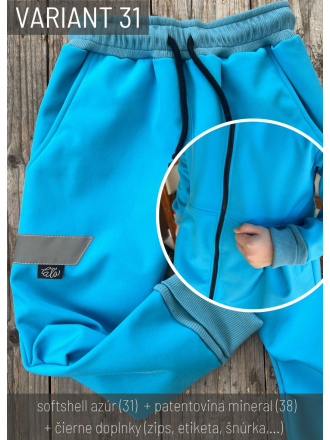 Vzorkovník - Zimný softshell - ĽAĽA varianty