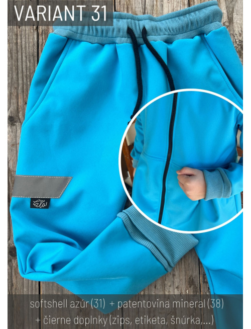 Vzorkovník - Zimný softshell - ĽAĽA varianty