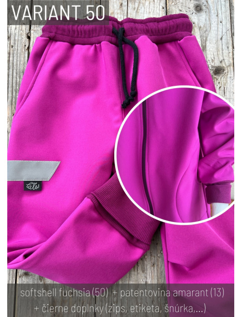 Vzorkovník - Zimný softshell - ĽAĽA varianty