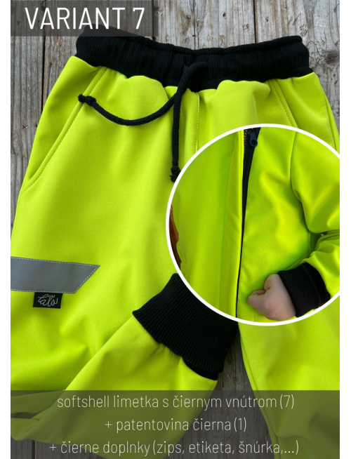 Vzorkovník - Zimný softshell - ĽAĽA varianty