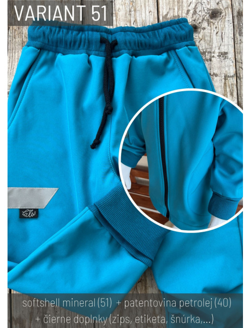 Vzorkovník - Zimný softshell - ĽAĽA varianty