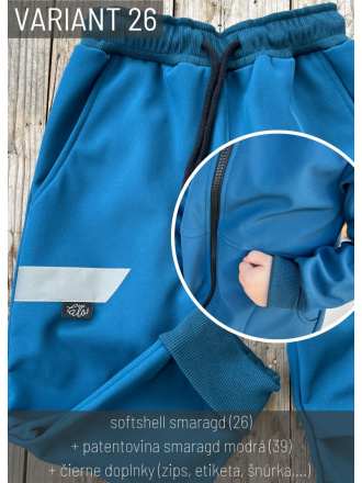 Vzorkovník - Zimný softshell - ĽAĽA varianty