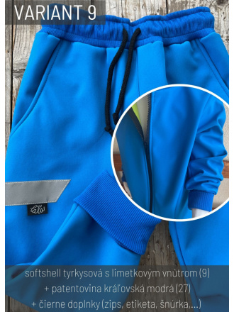 Vzorkovník - Zimný softshell - ĽAĽA varianty