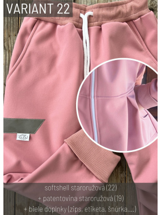 Vzorkovník - Zimný softshell - ĽAĽA varianty