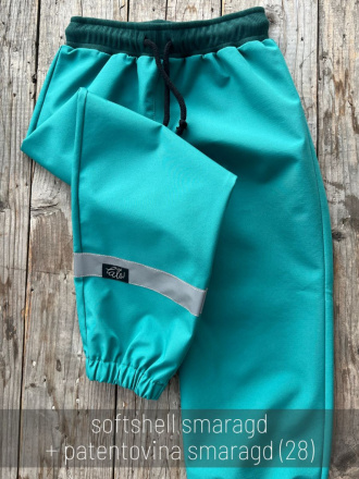 Softshell gate KLASIK - jednofarebné - jar/JESEŇ