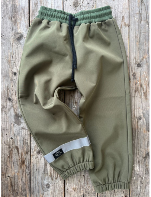 Softshell gate KLASIK - jeseň/ZIMA - olivová - LEN DO VYPREDANIA ZÁSOB