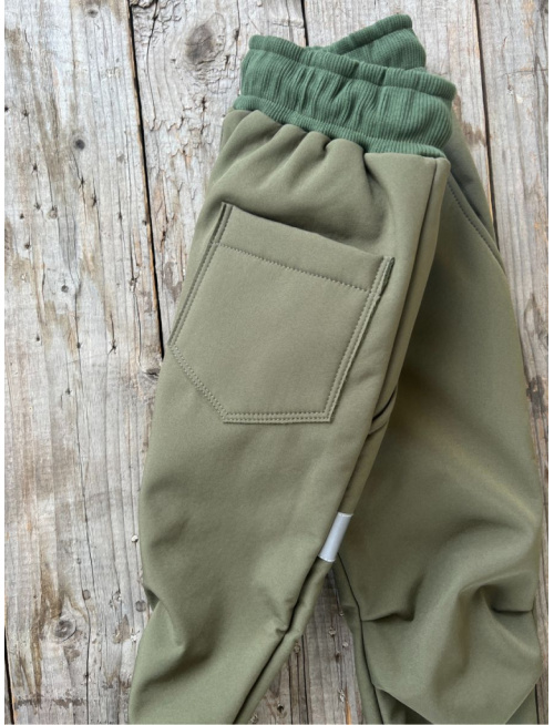 Softshell gate KLASIK - jeseň/ZIMA - olivová - LEN DO VYPREDANIA ZÁSOB