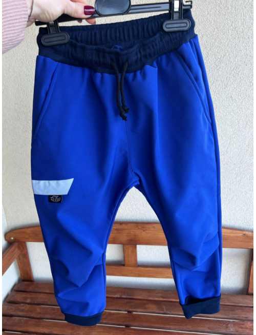 Softshell gate NEW s rastúcou manžetou - jeseň/ZIMA - modrá - LEN DO VYPREDANIA ZÁSOB