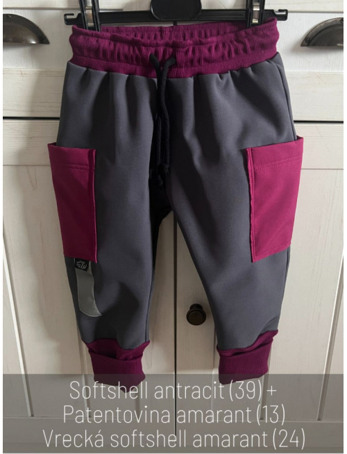 Softshell gate SNOW s rastúcou manžetou - jeseň/ZIMA 