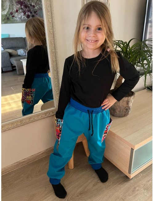 Softshell gate SNOW s rastúcou manžetou - jeseň/ZIMA