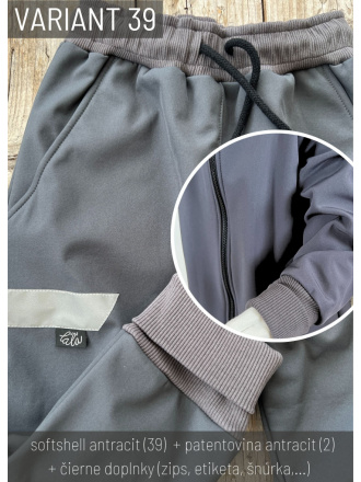 Vzorkovník - Zimný softshell - ĽAĽA varianty