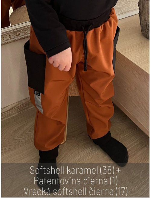 Softshell gate SNOW s rastúcou manžetou - jeseň/ZIMA 