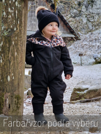 Overal s rastúcimi manžetami a vreckami - softshell celopodšitý warmkeeprom - ZIMA