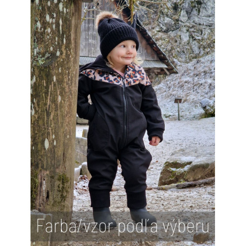 Overal s rastúcimi manžetami a vreckami - softshell celopodšitý warmkeeprom - ZIMA