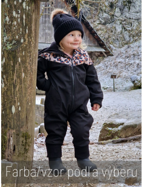 Overal s rastúcimi manžetami a vreckami - softshell celopodšitý warmkeeprom - ZIMA