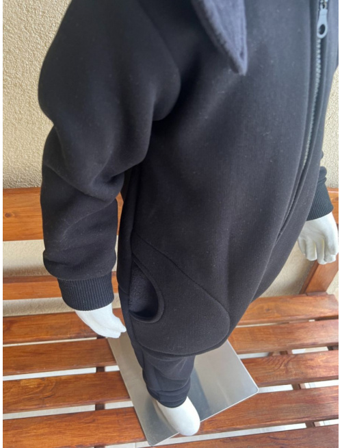 Overal so ZAJAČIK uškami - počesaná teplákovina