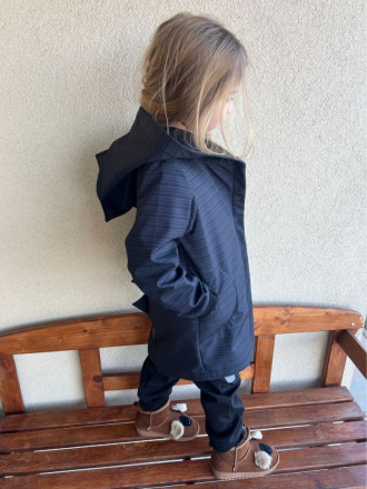 Rastúca softshell bunda so šikmozipsom ALEX/DINO - jeseň/ZIMA - LEN DO VYPREDANIA ZÁSOB