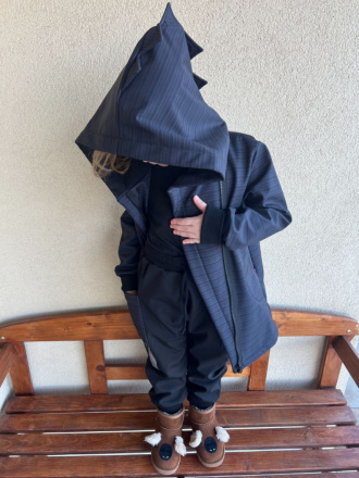 Rastúca softshell bunda so šikmozipsom ALEX/DINO - jeseň/ZIMA - LEN DO VYPREDANIA ZÁSOB