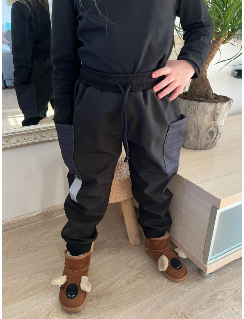 Softshell gate SNOW s rastúcou manžetou - jeseň/ZIMA