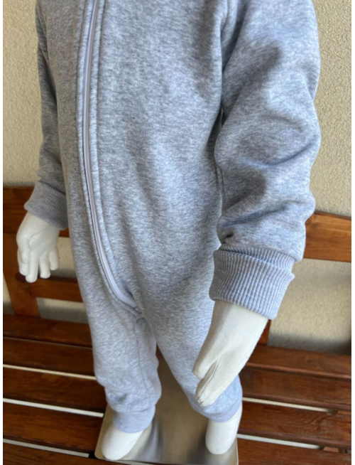 Overal - warmkeeper - MACKO - žíhaná sivá