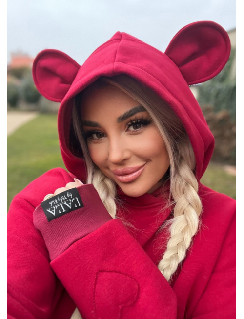 Teddy oversize mikina - dámska - by Niky Rich