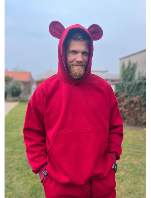 Teddy oversize mikina - pánska - by Niky Rich