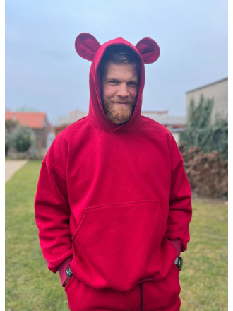 Teddy oversize mikina - pánska - by Niky Rich