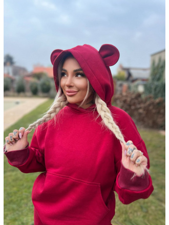 Teddy oversize mikina - dámska - by Niky Rich