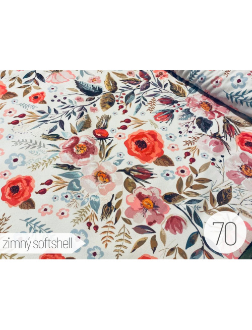 Vzorkovník - vzorovaný softshell