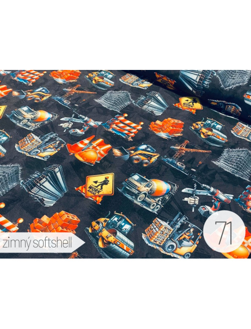 Vzorkovník - vzorovaný softshell