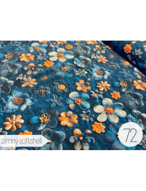 Vzorkovník - vzorovaný softshell