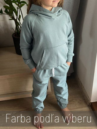 Tepláková mikina Hoodie - jednofarebná