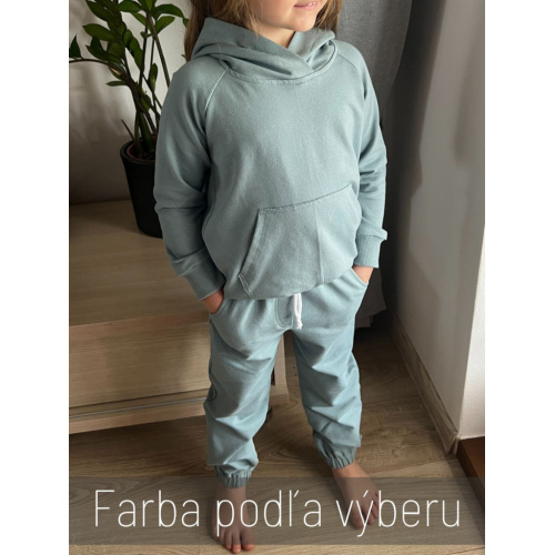Tepláková mikina Hoodie - jednofarebná