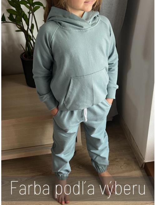 Tepláková mikina Hoodie - jednofarebná