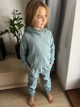 Tepláková mikina Hoodie - jednofarebná