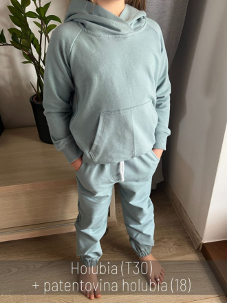 Tepláková mikina Hoodie - jednofarebná